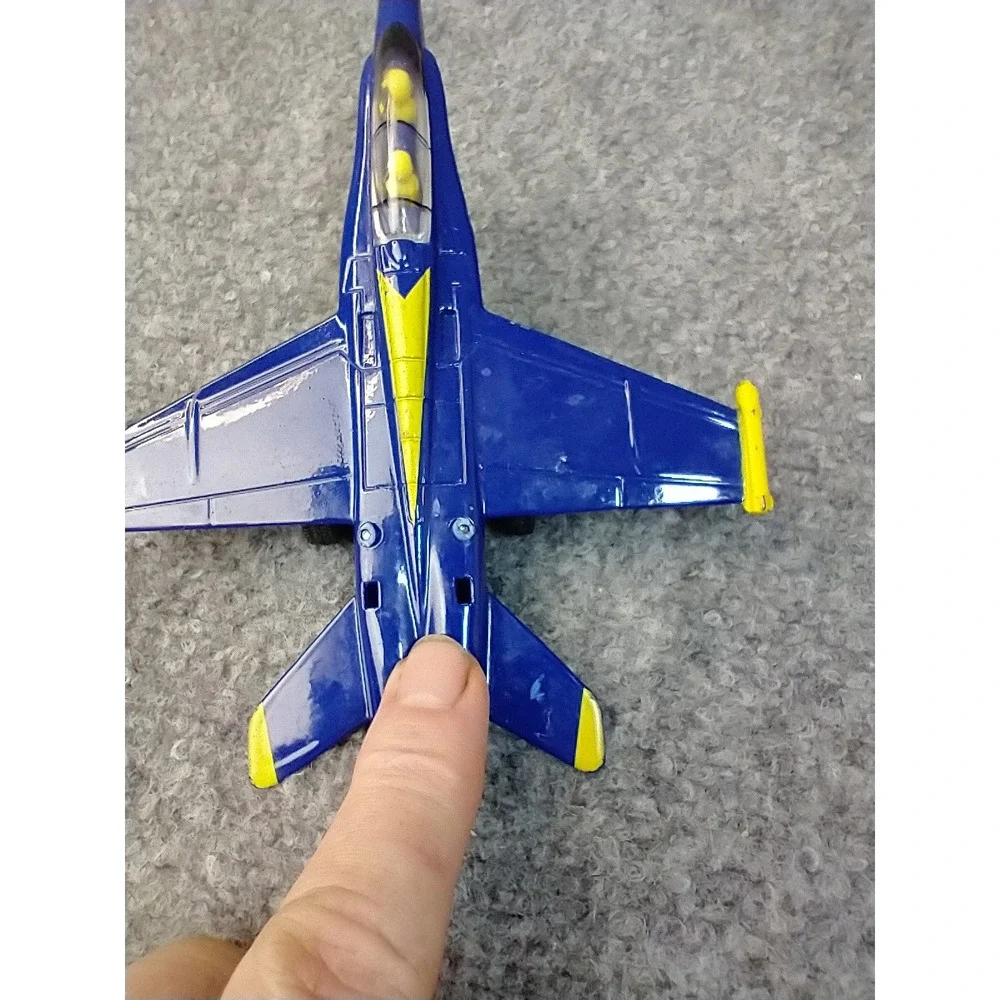 Blue Angels US Navy‎ F/A-18 Hornet Diecast Toy Airplane PMT Holdings Pull Back
